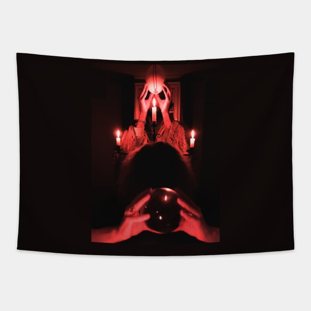 Candle Magick Tapestry by Trataka