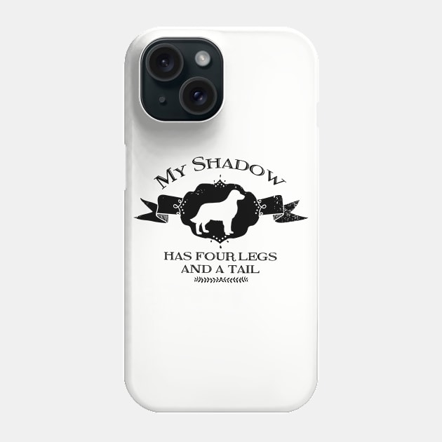 My Retriever Shadow Phone Case by You Had Me At Woof