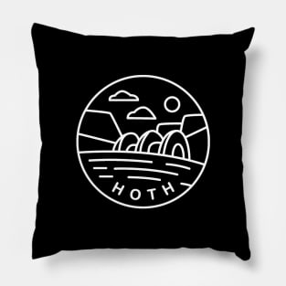 Hoth - ice planet Pillow