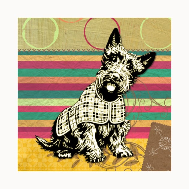 Scottish Terrier Neck Gator Scotty Dog by DANPUBLIC