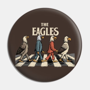 the eagles band retro Pin