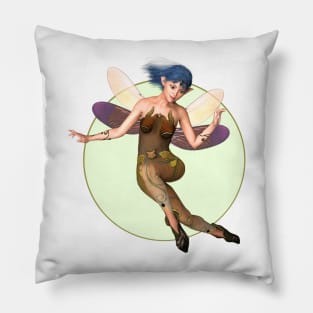 Flying fairy faerie elf dragonfly wings Pillow