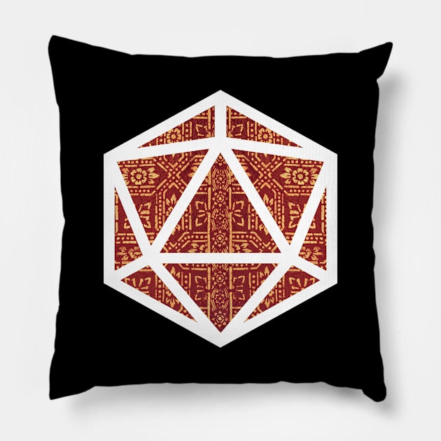 D20 Decal Badge - Honor Pillow by aaallsmiles