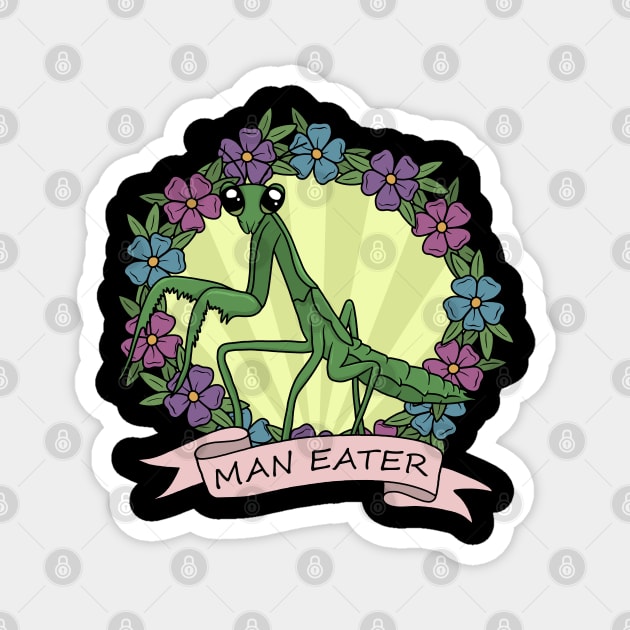 Mantis - Man Eater Magnet by valentinahramov