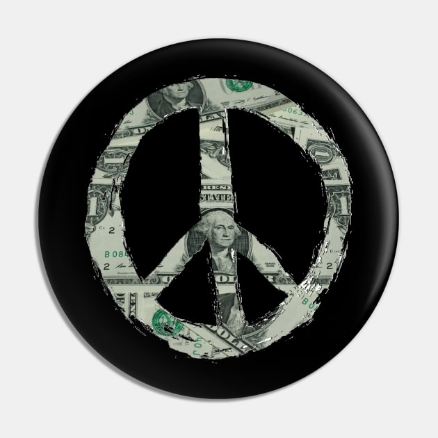Real peace is MONEY Pin by SOLOBrand