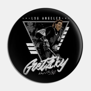 Wayne Gretzky Los Angeles Triangle Retro Pin