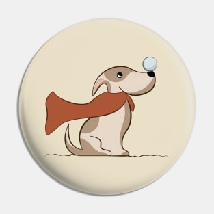 Superhero Dog Pin