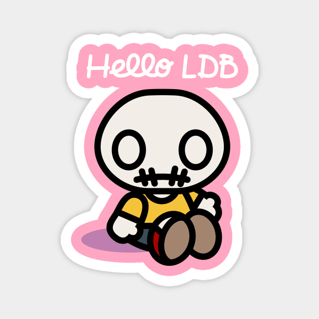 Hello LDB Magnet by DepressedBoy