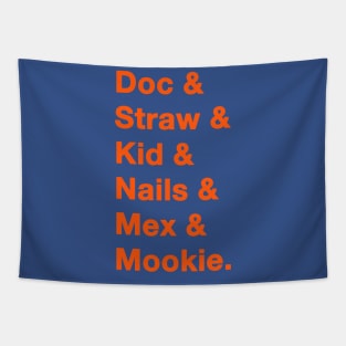 1986 Mets Names Tapestry