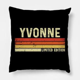 Yvonne Name Vintage Retro Limited Edition Gift Pillow