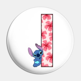 Stitch letter Pin