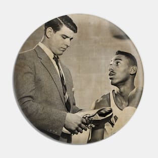 Wilt Chamberlain and John Anderson Vintage Pin