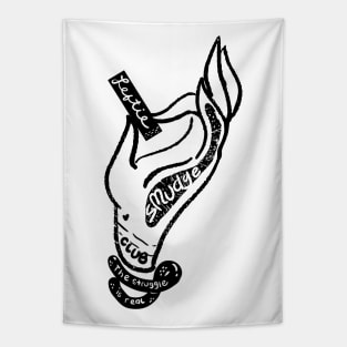 Leftie Smudge Club Tapestry