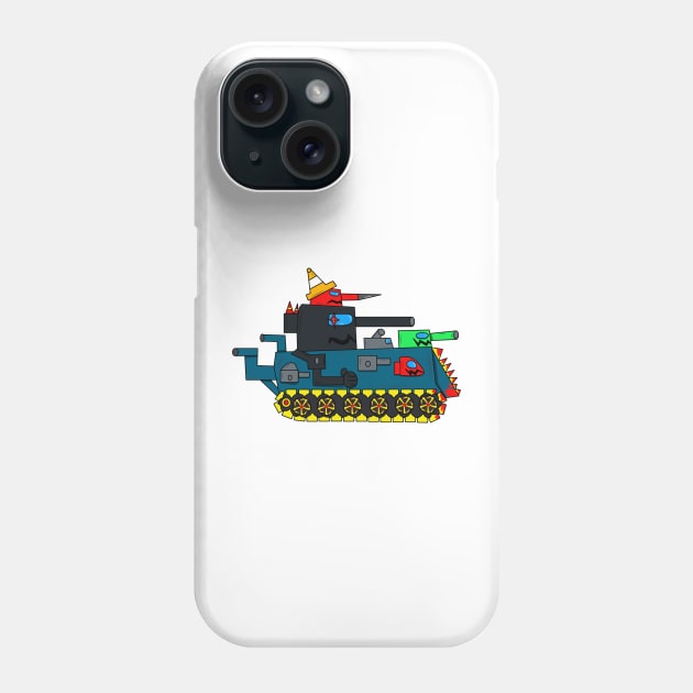 Tamongus Tank Phone Case by ozilio clothing