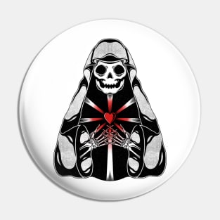 Love is Death Tattoo Art Pin