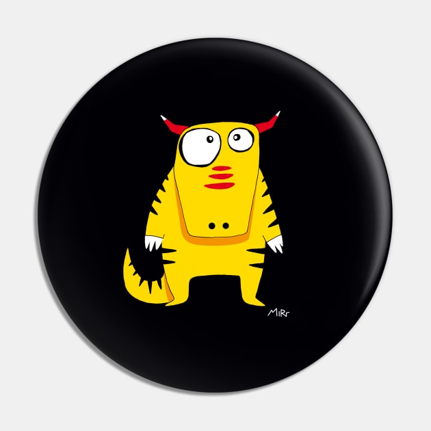 Monster Yellow Pin by simonemiri