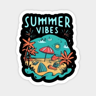 summer vibes only Magnet