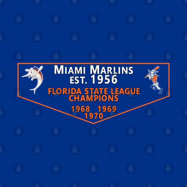 Miami Marlins FSL Champs by Fish & Cats Shop