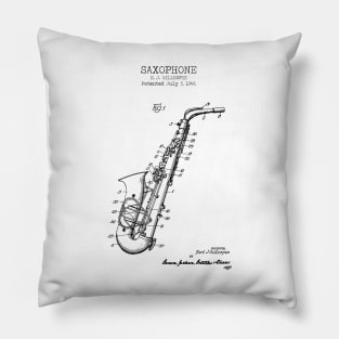 SAXOPHONE patent Pillow