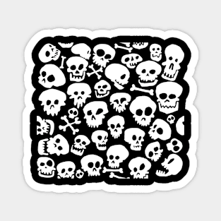 Skull Mask Pattern Skulls Magnet