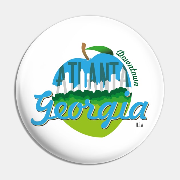 Downtown Atlanta Pin by nielsrevers