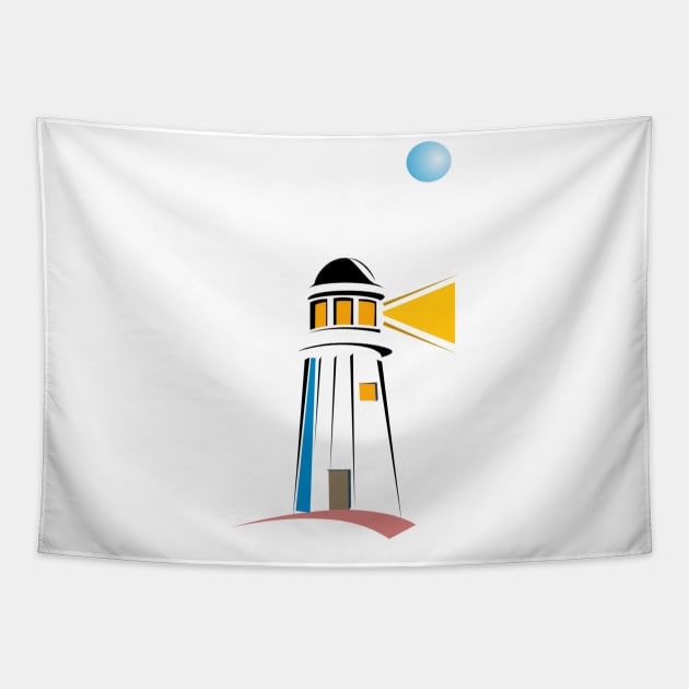 Lighthouse Tapestry by Ramirelli