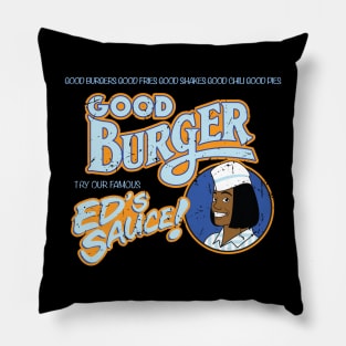 Good Burger Distressed Advertisement Pillow