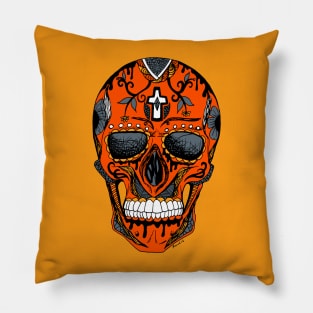 Orangrey Los Muertos Skull Pillow