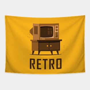 Retro TV Tapestry