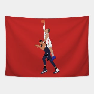 Blake Griffin Dunk On Rudy Gobert Tapestry