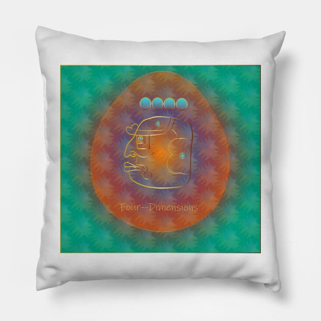 4 Four--Dimensions Pillow by shimaart