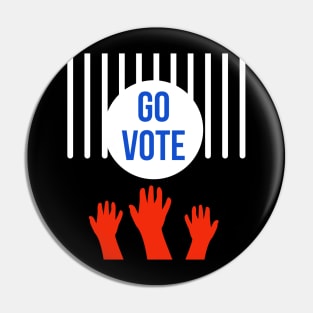 Go Vote Pin