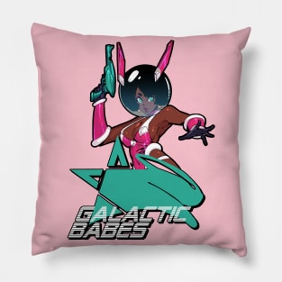 Galactic Babes v2 Pillow