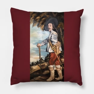 Musketeer Painting by my Father Pillow