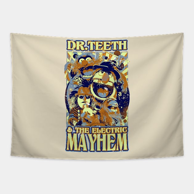 Space mayhem Tapestry by Kneaded Designs