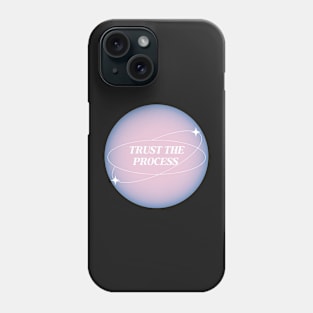 Trust the Process Pink Aura Phone Case