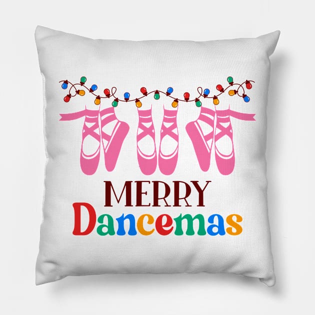 Merry Dancemas Christmas Light Pillow by Hobbybox