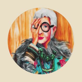 Vintage iris apfel one eye T-Shirt