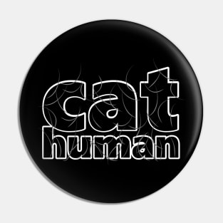 Cat Human Gray Hair Pin