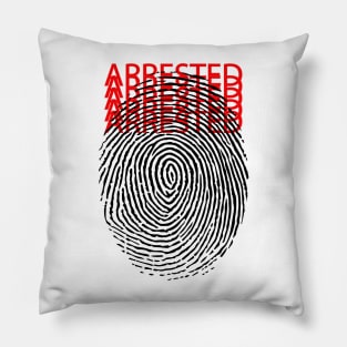 arrested. crime. police Pillow