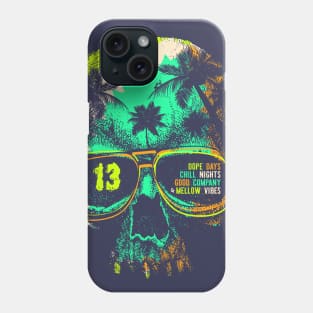 Chill Vibes Skull Phone Case