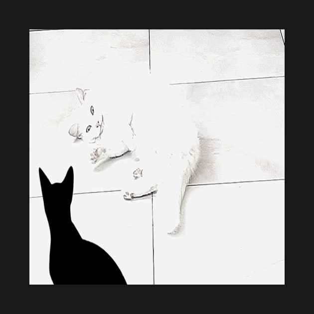 WHITE AND BLACK by CATUNIVERSE