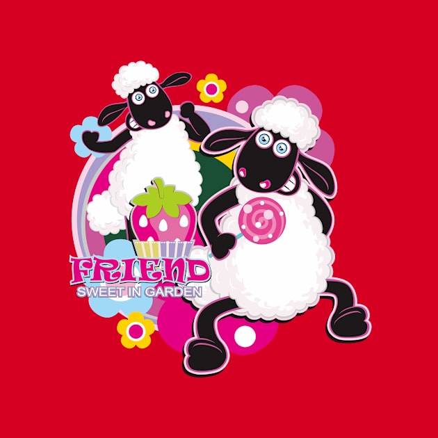 sheep friend by vidtra