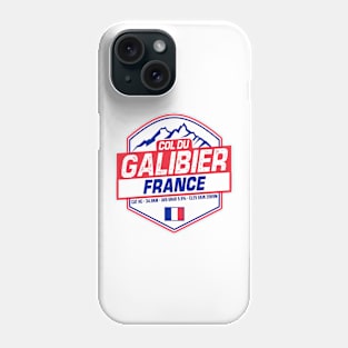 Col du Galibier Cycling France Phone Case