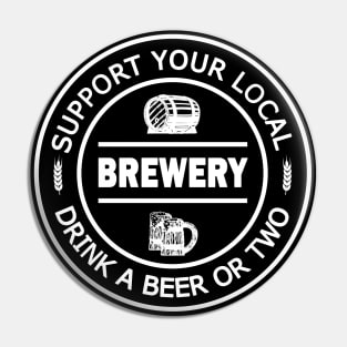 Support your local brewery, drink a beer...or two Pin