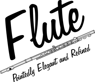 Elegant Flute Magnet