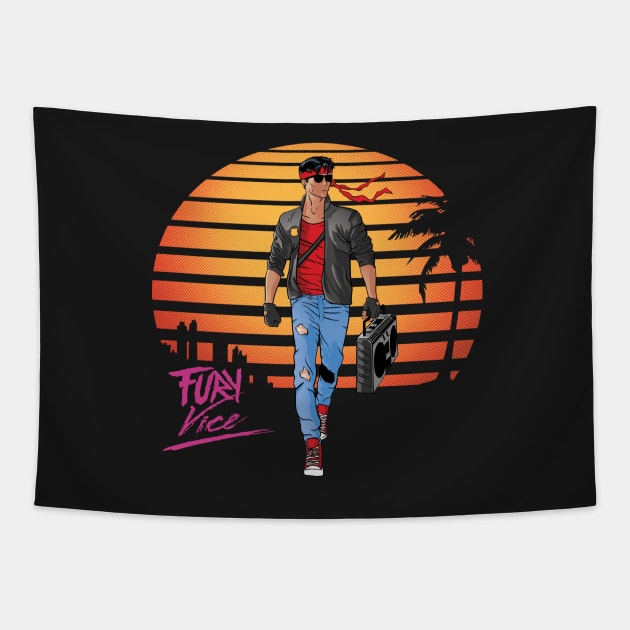 Fury Vice Tapestry by SharkPants