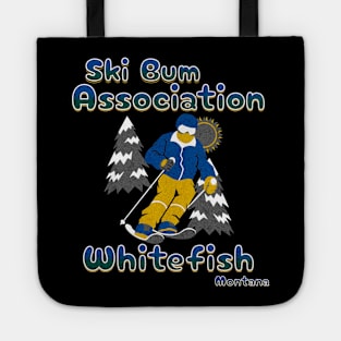 Ski the trees Ski Bum Association whitefish Montana chapter Tote