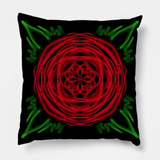 Flower abstract drawing Pillow