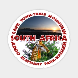 South African Places and Photos Magnet